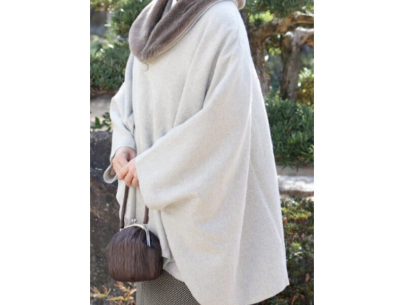 和装にも洋装にもあわせられる！あったかコート！